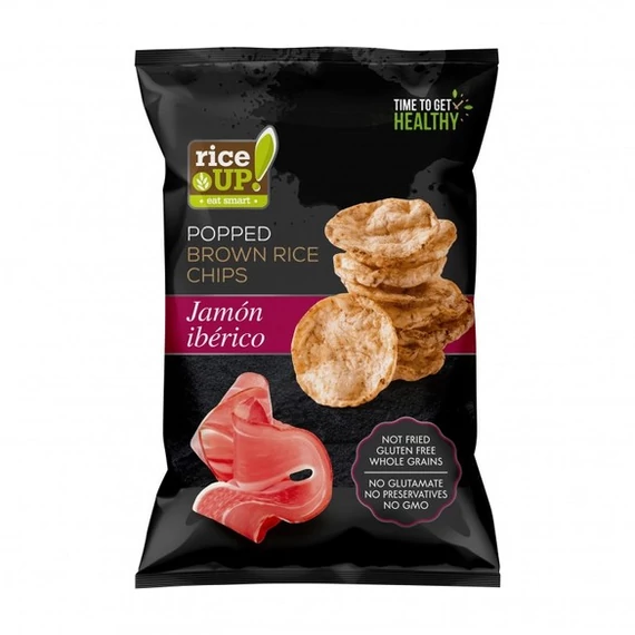 Rice Up Barna rizs chips ibériai sonkával 60g