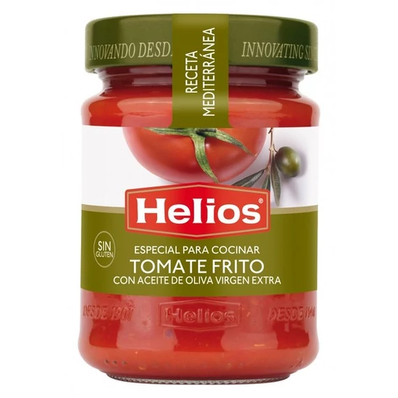 Helios paradicsom szósz  szűz oliva olajjal glutmentes. 300g