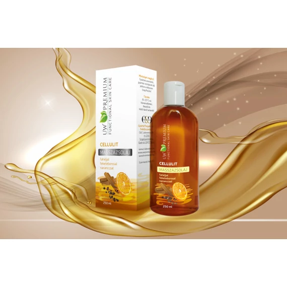UW Premium masszázsolaj cellulit fahéj,bors,narancs 250ml