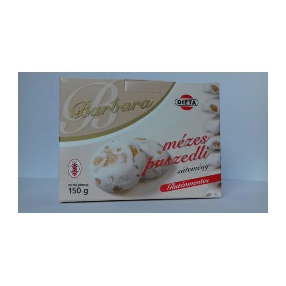 Barbara gluténmentes puszedli mézes 130g