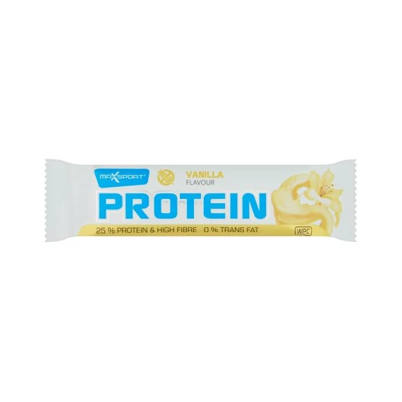 Maxsport protein vanilia ízű fehérje szelet 60g