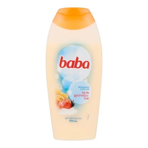 Baba tusfürdő tej és gyümölcsillat 400ml