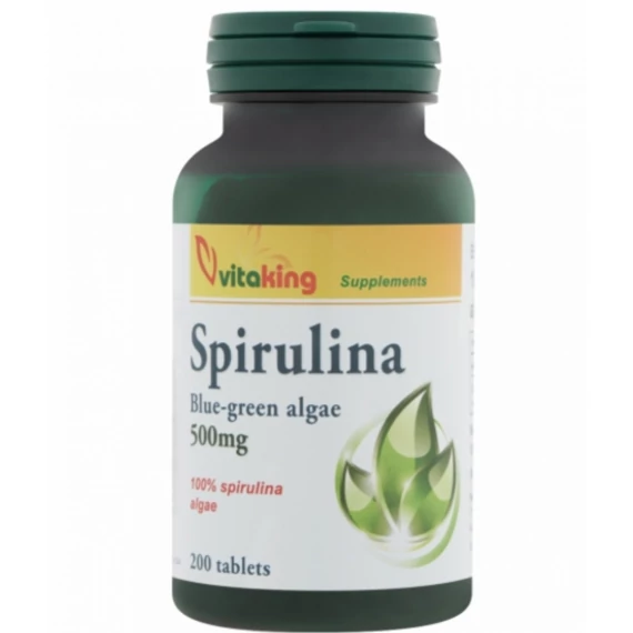 Vitaking Spirulina alga tabletta 200x