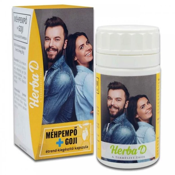 Herba-D Méhpempő+ Goji kapszula 60x