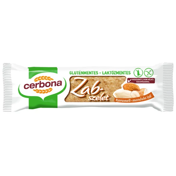 Cerbona zabszelet gluténmentes karamell mandula HCN 40g