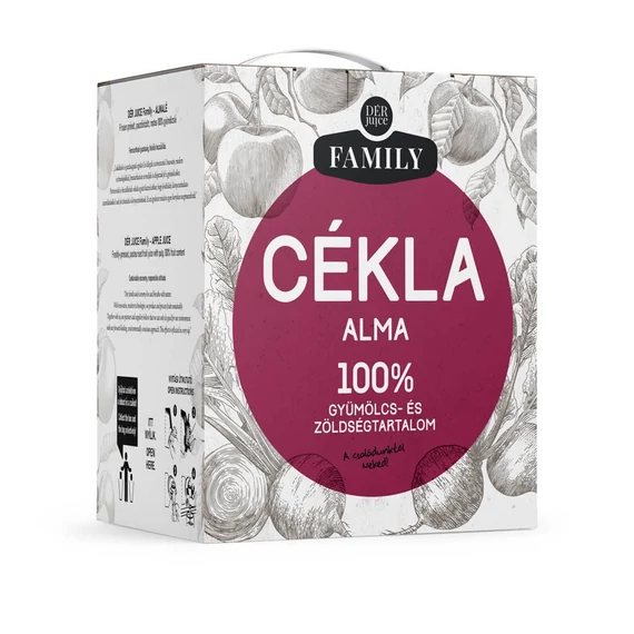 Dér Juice Family Céklalé almával 70-30% BIB 3l