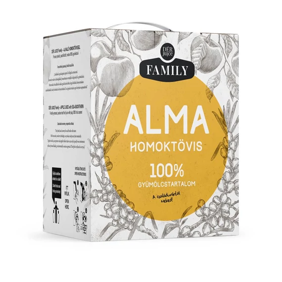 Dér Juice Family Homoktövises Almalé 90-10% BIB 3l