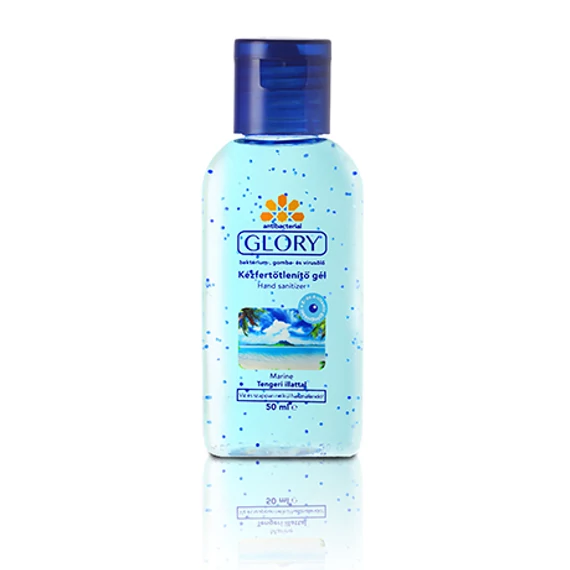 Glory antibakteriális kézfertőtlenítő gél tengeri 50ml