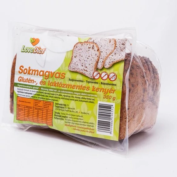 Love Diet gluténmentes sokmagvas kenyér 350g