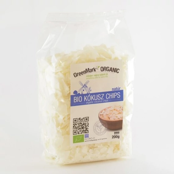 GreenMark bio Kókusz chips 200g