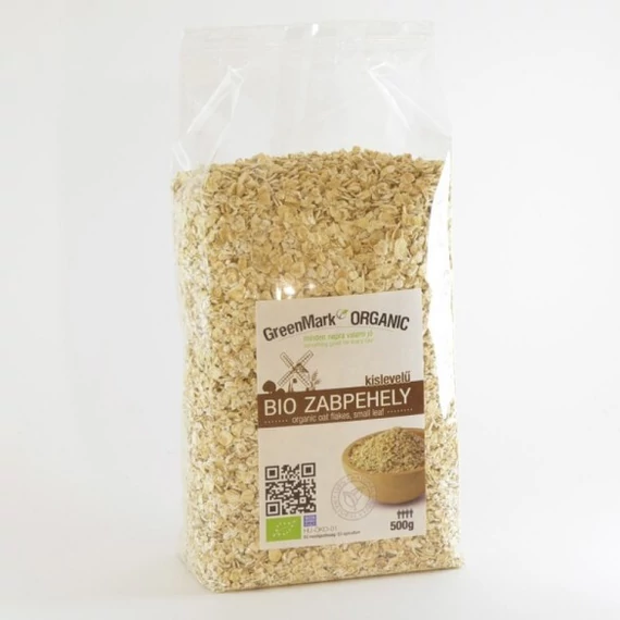 GreenMark bio Zabpehely kislevelű 500g