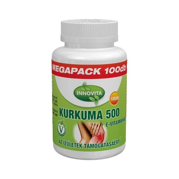 Innovita Kurkuma 500 E-vitaminnal MEGAPACK 100x