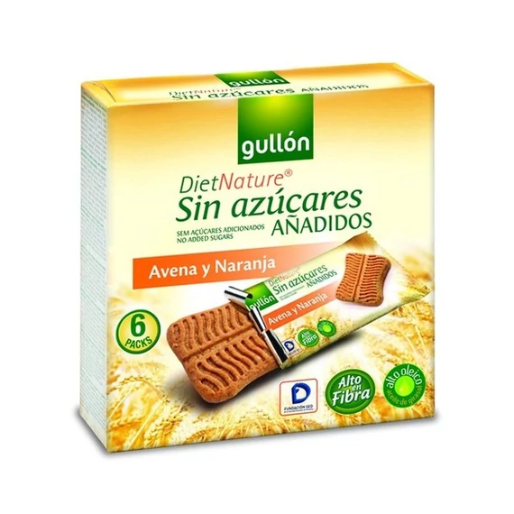 Gullon Snack zabos, narancsos keksz 144g