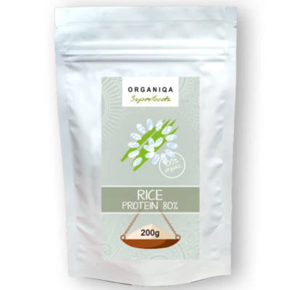 Organiqa bio 80% rizsfehérje por 200g