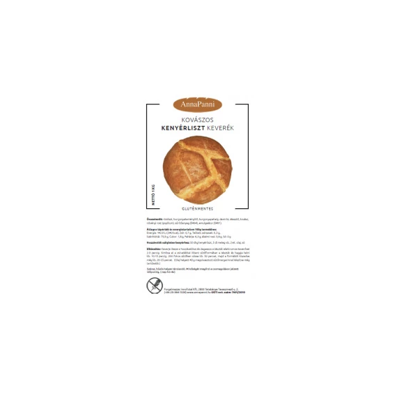 AnnaPanni gluténmentes Kovászos Kenyérliszt 1kg
