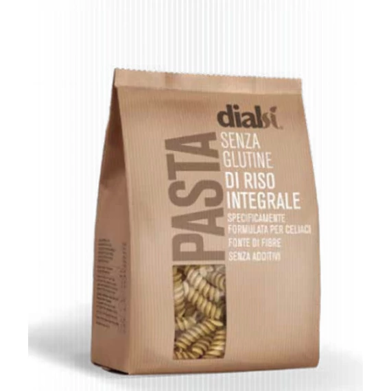 Dialsi gluténmentes barnarizstészta fusilli 400g