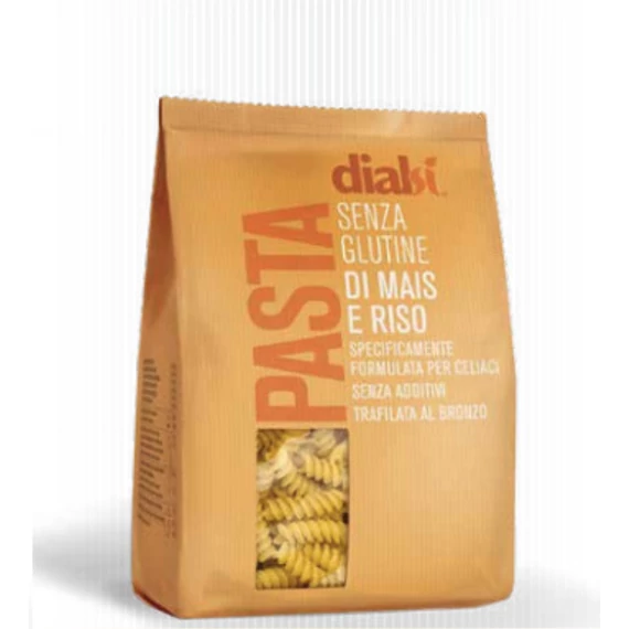 Dialsi gluténmentes kukorica-rizstészta fusilli 400g