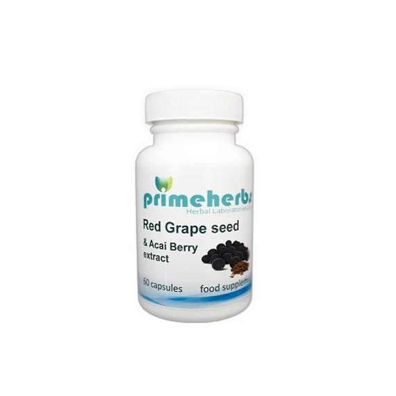 Primeherbs Vörös szőlőmag+Acai bogyó 60x