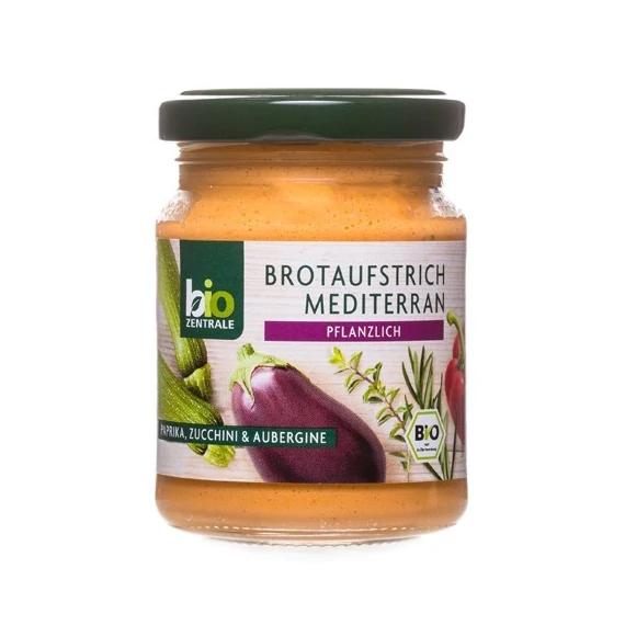 Bio-Zentrale bio mediterrán kenyér pástétom üveges 125g