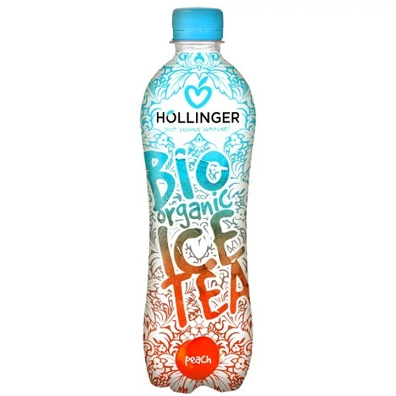 Höllinger bio ice tea őszibarack 500ml