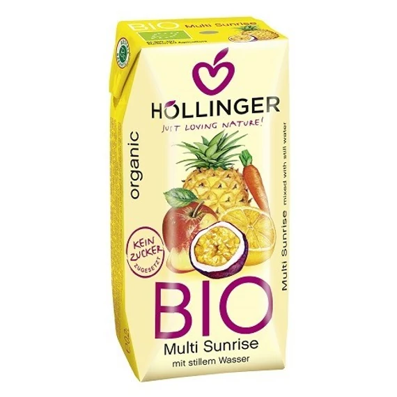 Höllinger bio multi sunrise nektár 60% 3x200ml 600ml
