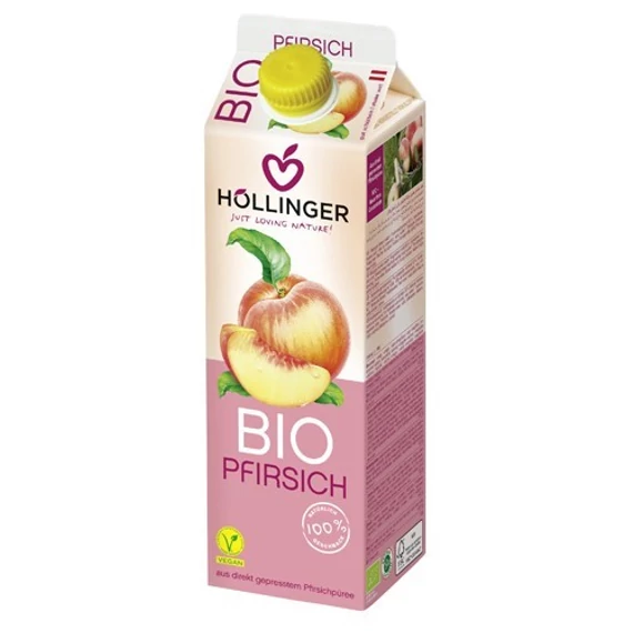 Höllinger bio őszibarack nektár 50% 1l