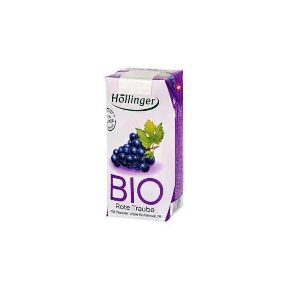 Höllinger bio pirosszőlő nektár 200ml