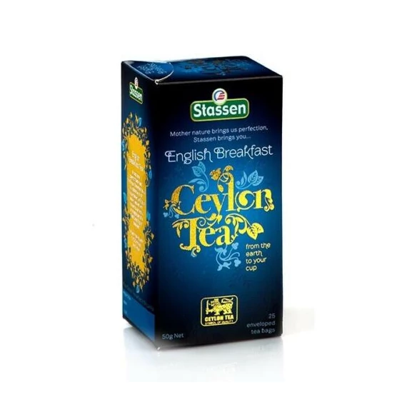 Stassen english breakfast tea 25x2g 50g
