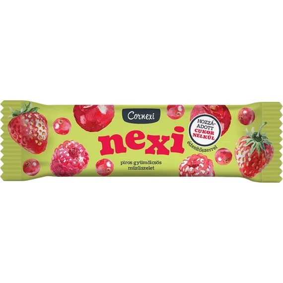 Cornexi NEXI müzliszelet pirosgyümölcsös HCN 25g