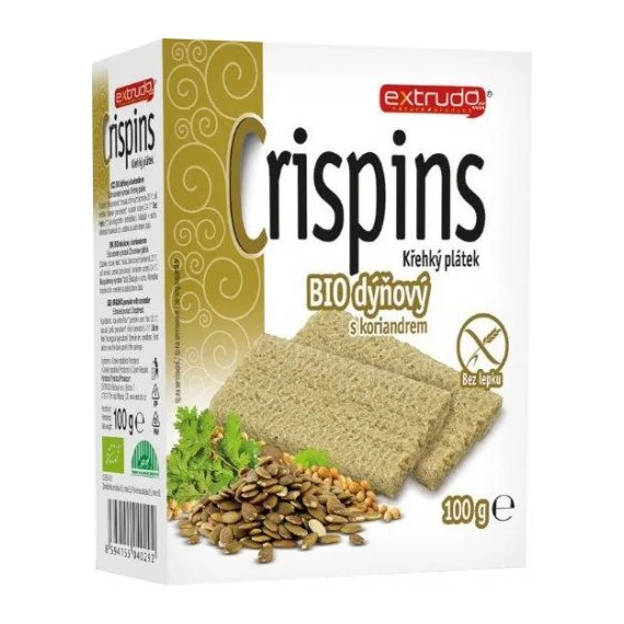 Extrudo bio ropogós rizsszelet tökmag-koriander 100g