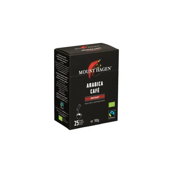 Mount Hagen bio Arabica kávé,instant 25x2g 50g