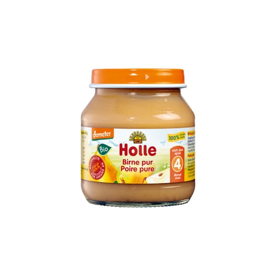 Holle bio bébiétel körte gluténmentes 125g
