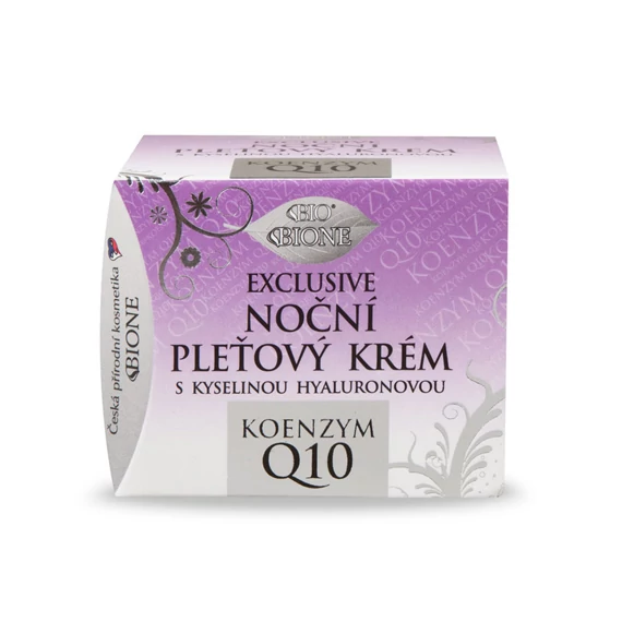 Bione exclusive Q10 hyaluronsavas éjszakai arckrém 51ml