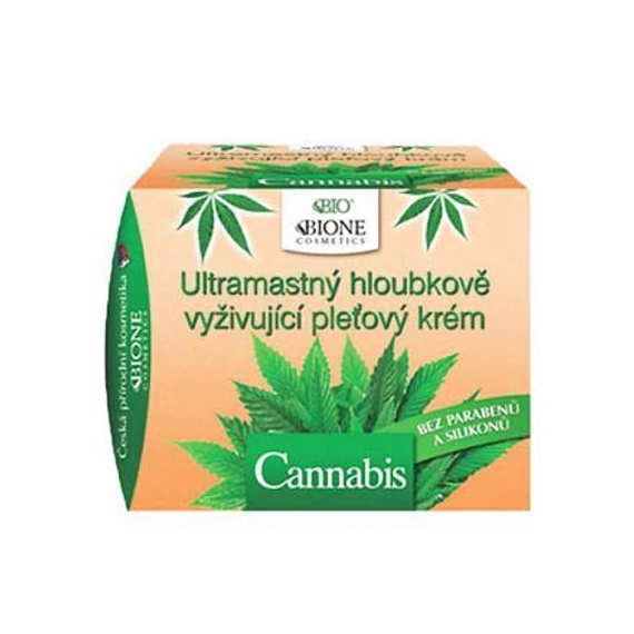 Bione Cannabis tápláló arckrém száraz, fáradt bőrre 51ml