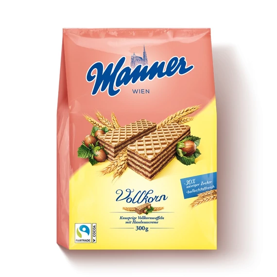 Manner teljes kiőrlésű ostya mogyorós 300g