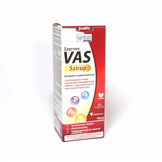 Jutavit szerves Vas szirup 150ml