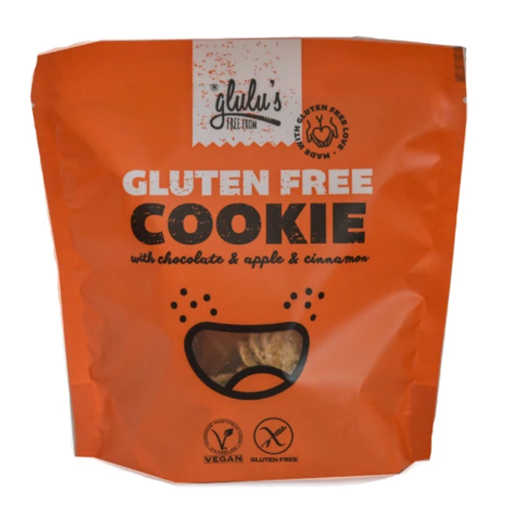 Glulu Csokoládés almás-fahéjas keksz 100g