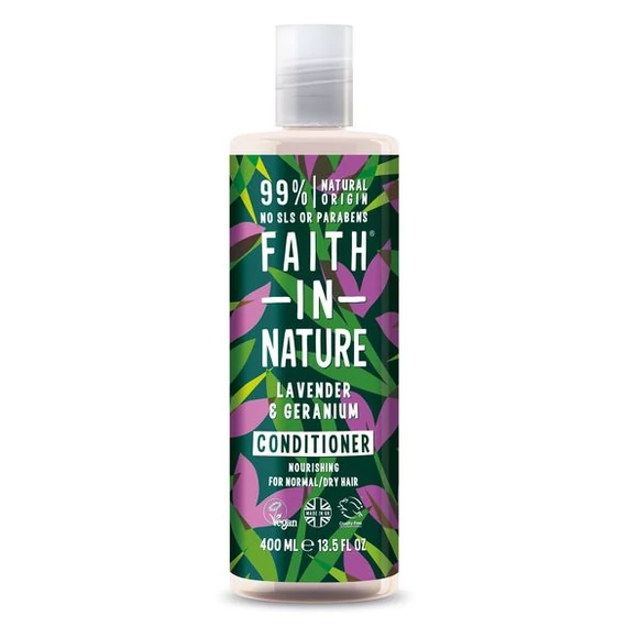 Faith in nature hajkondícionáló levendula-geránium 400ml