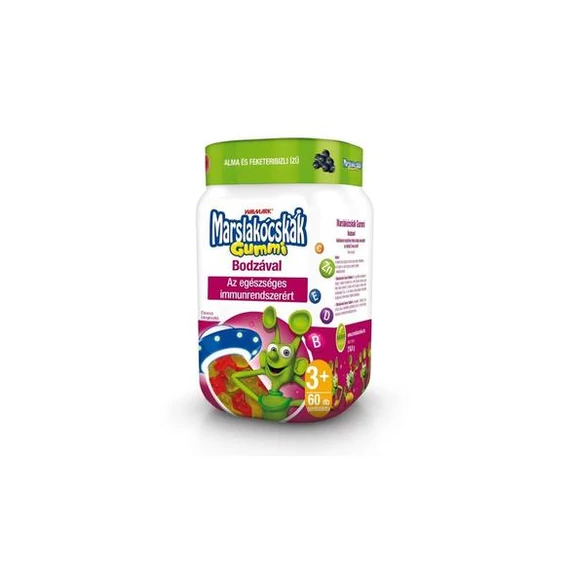 Marslakócskák Gumivitamin Bodzával 60x