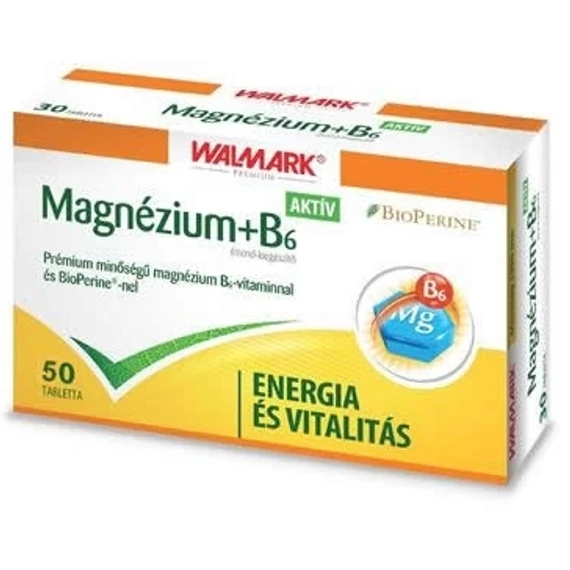 Walmark Magnézium+B6 vitamin tabletta 50x