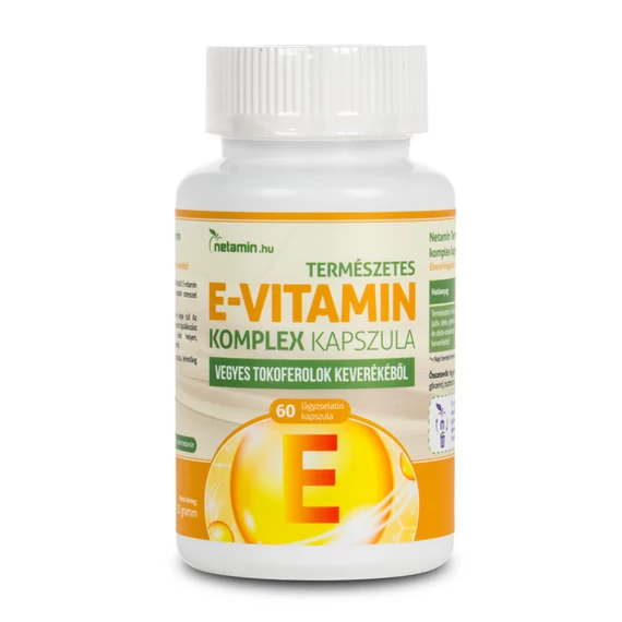 Netamin Természetes E-vitamin komplex kapszula 60x