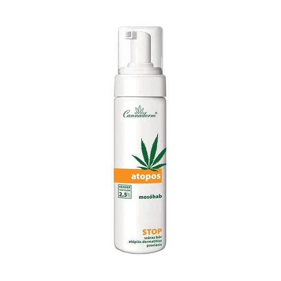Cannaderm Atopos mosóhab 180ml