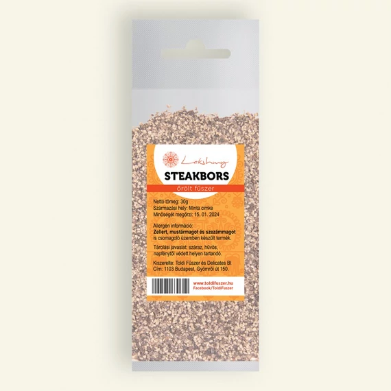 Toldi fűszer steak bors tört 30g