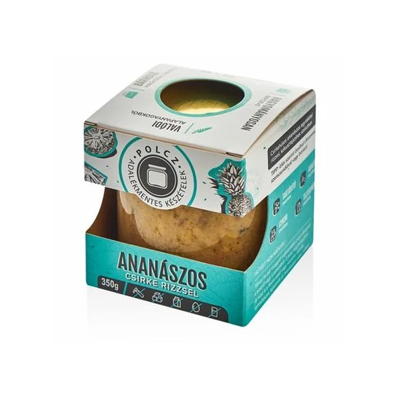 Polcz ananászos csirke rizzsel Színes szószban 350g