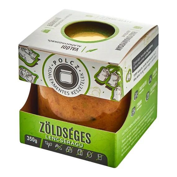 Polcz zöldséges lencseragu 350g