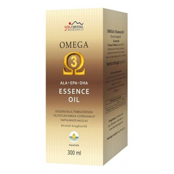 Vita Crystal Omega-3 esszenciális halolaj 300ml