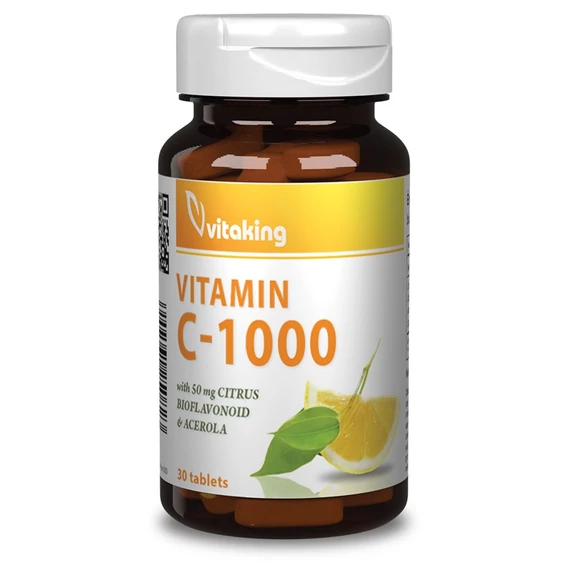 Vitaking c-1000 vitamin citrus bioflavonoid és acerola 30x