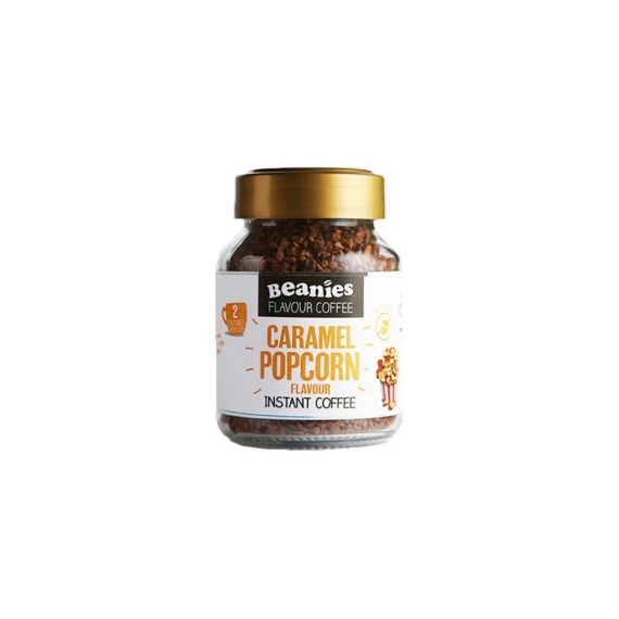 Beanies karamell-popcorn instant kávé 50g