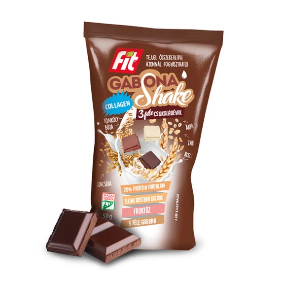 Fit collagen és protein gabona shake 3 féle csokoládéval 50g