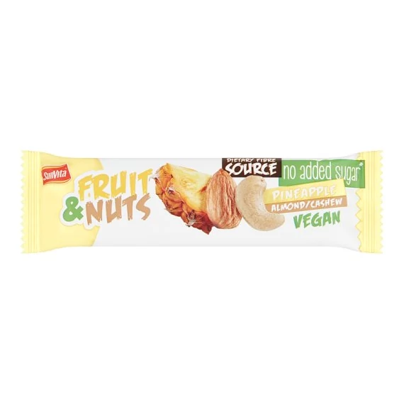 Sunvita ananászos gyümölcsszelet kesudióval mandulával 30g